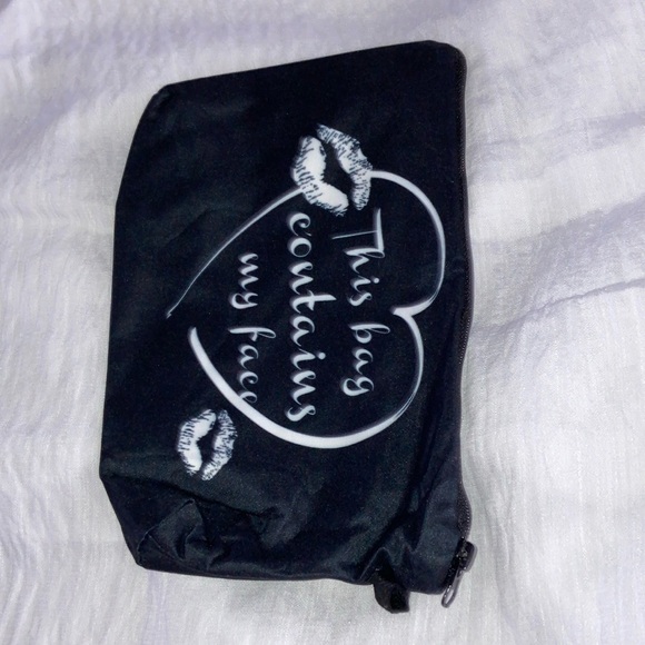 Cosmetic Case Black and White NWOT - Picture 2 of 13